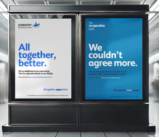 Side by side ad campaign